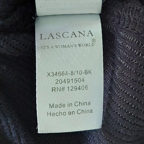 Lascana Short Sleeve Tops 1 Black & 1 Blue Women's Size 8/10 - Picture 9 of 16